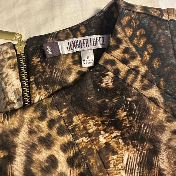 Jennifer Lopez Animal Print Dress - Picture 2 of 4